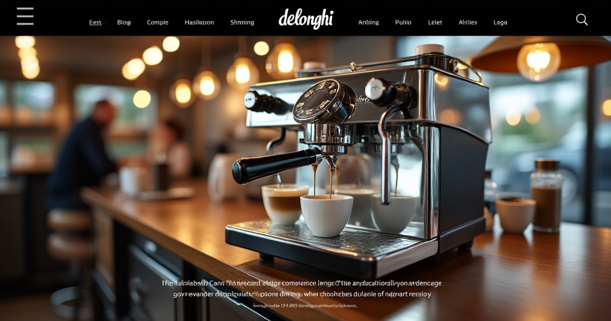 De'Longhi Kaffeemaschinen Serien